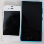 iPhone 4s vs Lumia 720 front