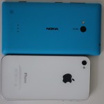 iPhone 4s vs Lumia 720 back